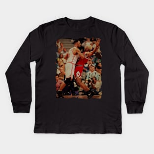 Dennis Rodman vs Alonzo Mourning #2 Kids Long Sleeve T-Shirt